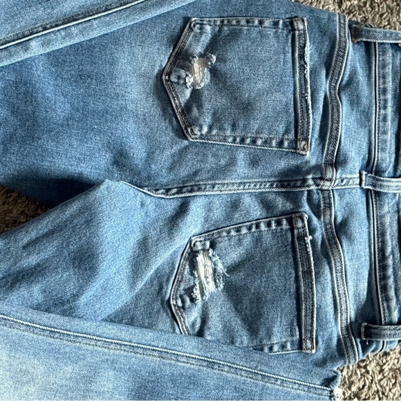 Flying Monkey Light Blue Cropped Jeans Size 26 - Picture 3 of 6